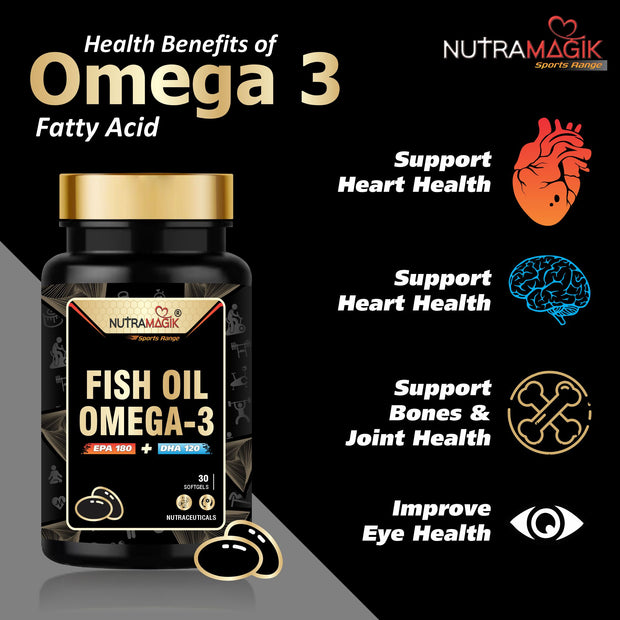 Combo Deals Multi Vitamins Probiotics & Fish Oil Omega 3 - Pack of 1 Each