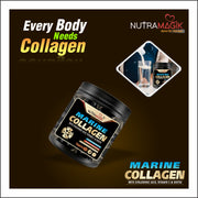 Marine Collagen,Glucosamine, Hyaluronic Acid,Vitamin C & Biotin for Women & Men -120gm