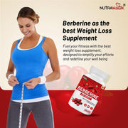 Nutramagik Berberine Extract - Helps Maintain Healthy Cholesterol and Blood Sugar Levels - 60 Capsules