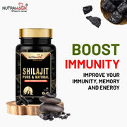 Nutramagik Himalyan Shilajit & Testo Boster Pure & Natural for Stamina and Energy- Capsules each