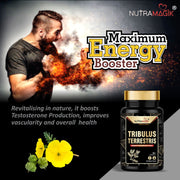 Tribulus Terrestris Gokshura Natural Testo Booster, Increase Stamina,Energy,Endurance -60 Capsules