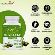 Olive Leaf Extract Supports Healthy Immune, Skin Health- 60 Capsules