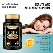 Biotin Complex for Hair Skin,Nails & Joint Health- 30 Capsules