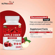 Nutramagik Apple Cider Vinegar Capsules - Support Healthy Digestion and Weight Loss - 60 Capsules