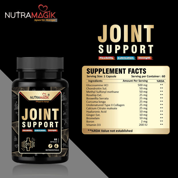 Joint Support Glucosamine Chondroitin & MSM for Cartilage Support & Healthy Joints- 90 Capsules