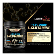 L-Glutamine Powder ,Amino Acids Supplements- Unflavored - 150 Gram