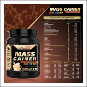 Nutramagik Mass Gainer Whey Protein Powder - High Calories Formula with Vitamins & Minerals, Creatine- 1KG