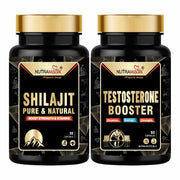 Nutramagik Himalyan Shilajit & Testo Boster Pure & Natural for Stamina and Energy- Capsules each