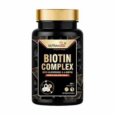 Biotin Complex for Hair Skin,Nails & Joint Health- 30 Capsules