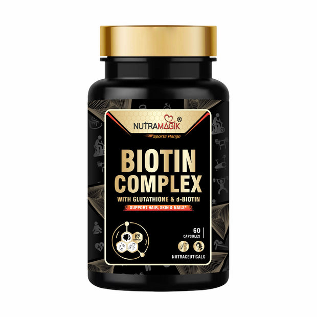 Biotin Complex for Hair Skin,Nails & Joint Health- 30 Capsules