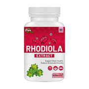 Rhodiola Rosea Root Extract for Stress Support Brain,Focus & Mood-60 Capsules