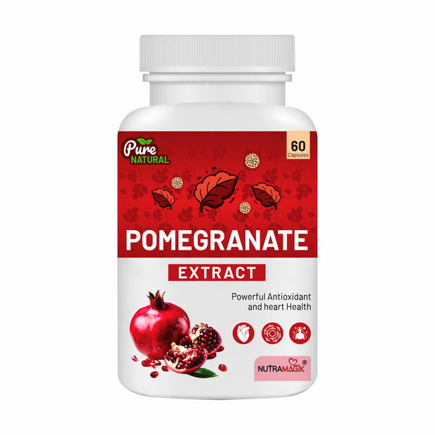 Pomegranate Fruit Extract Rich Anti-oxidants for Healthy Body -60 capsules