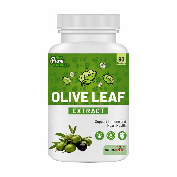 Olive Leaf Extract Supports Healthy Immune, Skin Health- 60 Capsules