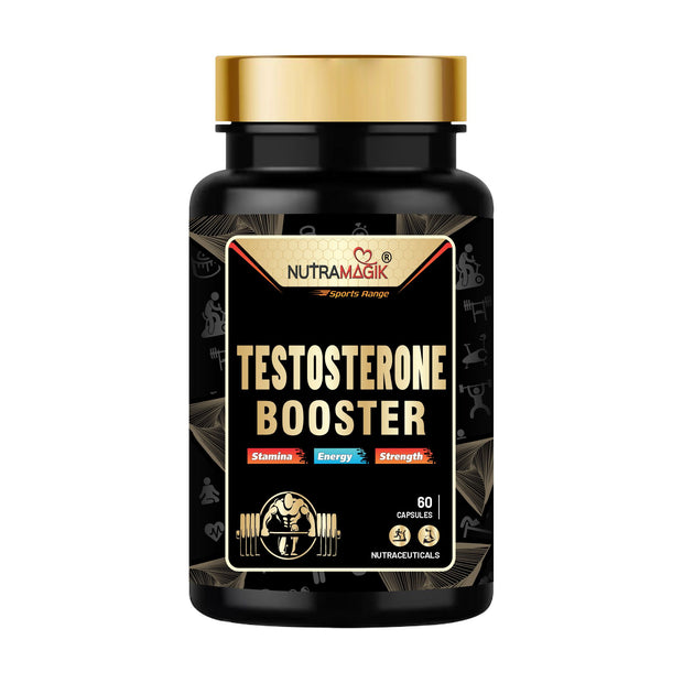 Testosterone Booster For Stamina, Energy And Strength | Contains Safed Musli,Mucuna, Ashwagandha & Fenugreek Extract- 60 Capsules